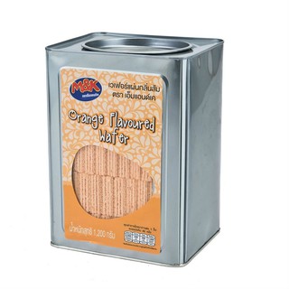 เอ็มแอนเค เวเฟอร์แผ่นกลิ่นส้ม ขนาด 1200 กรัม x 1 ปิ๊ป M&amp;K Orange Flavor Wafer Size 1200 g. X 1 pip