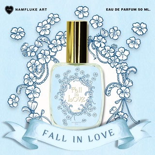 Namfluke Art - น้ำหอม ผู้หญิง ( Fall in Love ) EDP ติดทนนาน - กลิ่นดอกไม้สีขาว หอม สะอาด สดชื่น - ขนาด 50 ml.