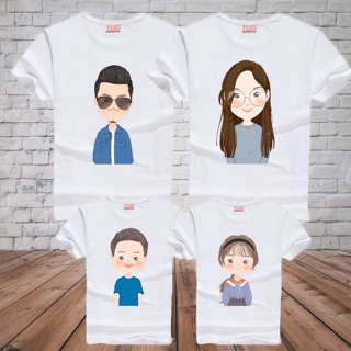 เสื้อครอบครัว การ์ตูนรูปคนน่ารักๆ