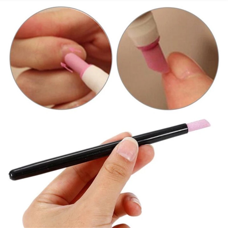 ปากกาเจียรควอตซ์ กําจัดผิวที่ตายแล้ว / ตะไบเล็บ แบบใช้ซ้ําได้ / ปากกาขัดเล็บควอตซ์ / ปากกากําจัดหนังกําพร้า ที่กันจอน - รูปที่ 5