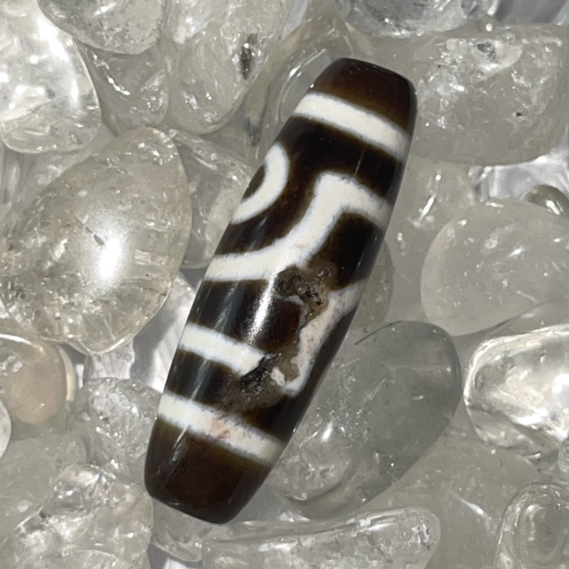 268DZI Relationship Dzi / 2 Eye Dzi / Two Eye Dzi / 眼天珠 / Manik Dzi ทิเบต / High Oil Dzi / ถ้ําคริสต