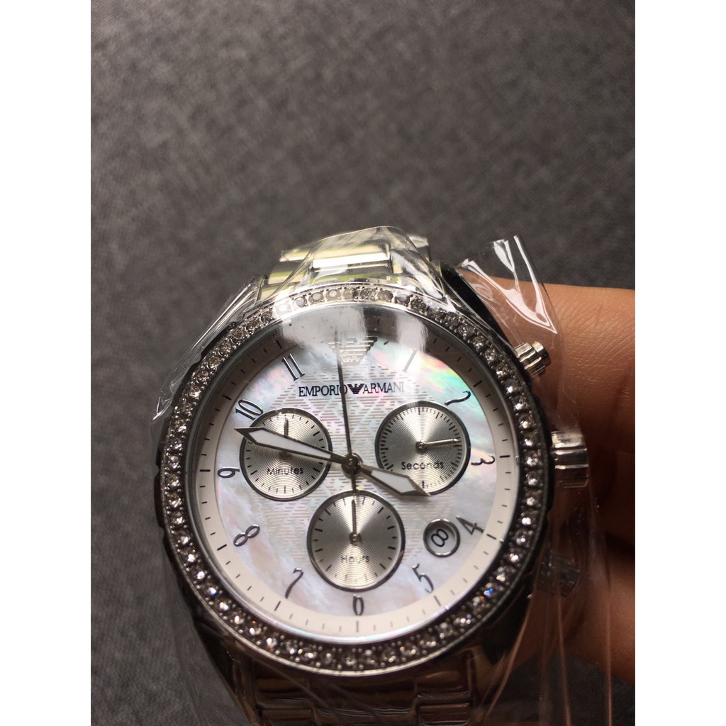 AR5959นาฬิกา Emporio Armani ตัวเรือนและ สายเป็นสแตนเลส ราคาสบาย ๆ จ้า