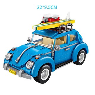 ตัวต่อ LOZ 1114 Beetle Speed champions Racing Car 2 in 1 Block Set จำนวนตัวต่อ 1,392 ชิ้น