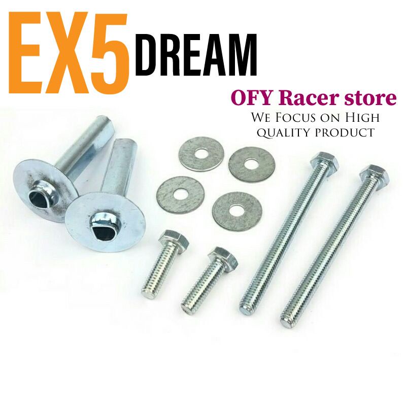 HONDA EX5, FAME FRONT COVER BUSH, LEG SHIELD SCREW SET / EX5 Screw kepak