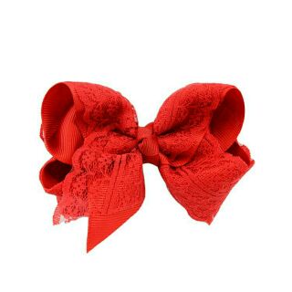 💌©🍀พร้อมส่ง 🇰🇷กิ๊บติดผมโบว์เกาหลี ลายลูกไม้ ไอเทมสุดน่ารักที่ต้องมี💕💌