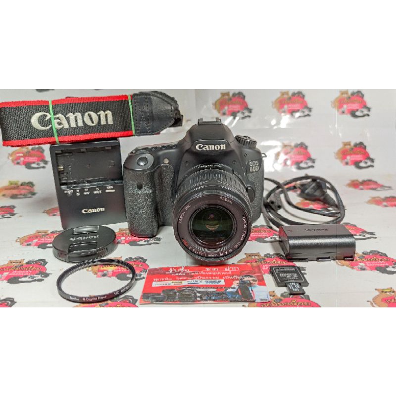 กล้อง Canon 60D+18-55II USM กล้องมือสอง เลนส์มือสอง