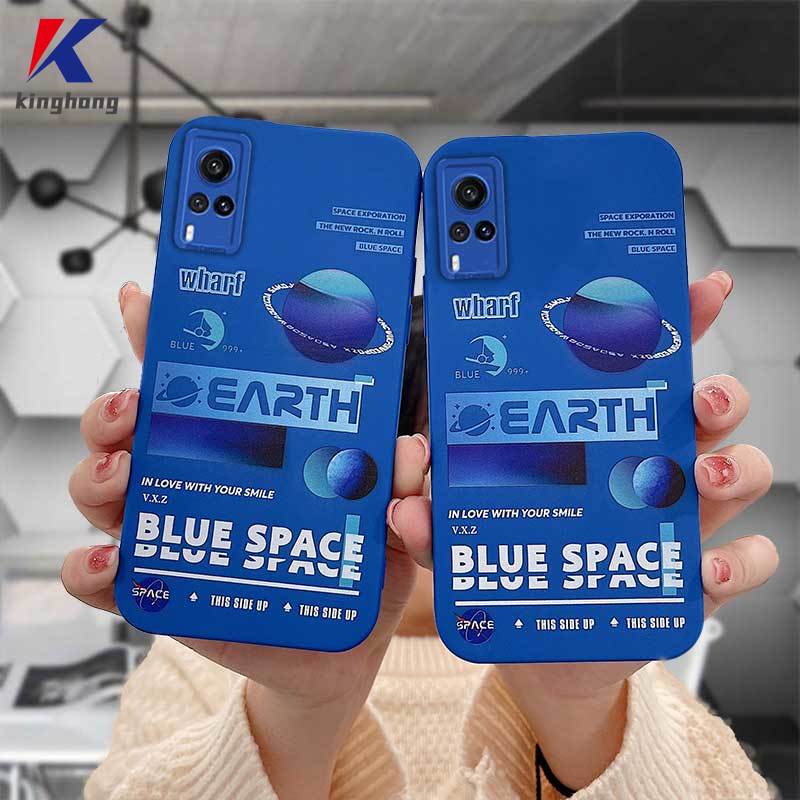 Klein Blue Space Case Samsung A20S M10 A30 A02S A515F A32 4G J7 Prime A10 A10S M01S A12 5G A125 M12 F12 M10S A20 A207F A50 A30S A50S A51 M40S A205 A305 M02S A025 F02S เคสโทรศัพท์มือถือนิ่ม ลาย สําหรับ เคสซัมซุง