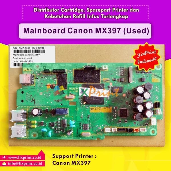 เมนบอร์ดเครื่องพิมพ์ Canon MX397, บอร์ด MX-397, เมนบอร์ด Canon MX397