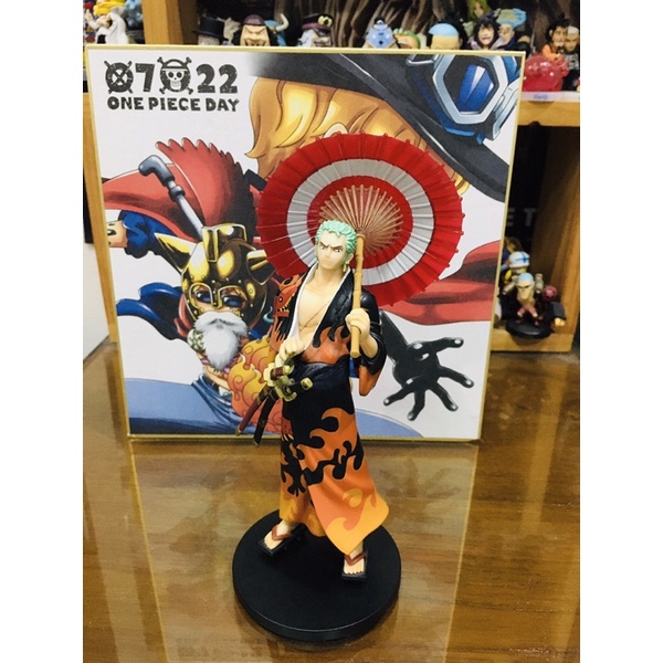 (Styling) แท้100% โซโล โซโร กิโมโน Zoro kimono สไตลิ่ง แมวทอง One piece วันพีช Model โมเดล Figures ฟ