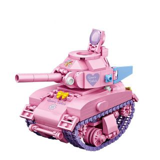 LOZ เลโก้ MiniBlock Car Model PINK TANK (รหัสสินค้า 1118)