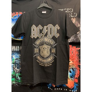 AC010 เสื้อวงร็อค ACDC เอซีดีซี เสื้อวง เสื้อยืดเอซีดีซี เสื้อวินเทจ