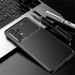 For Samsung Galaxy A53 Case Carbon Fiber Matte Back Cover For SamsungA53 5G Sumsung A 53 53A 2022 A536B Camera Shockproof Fundas