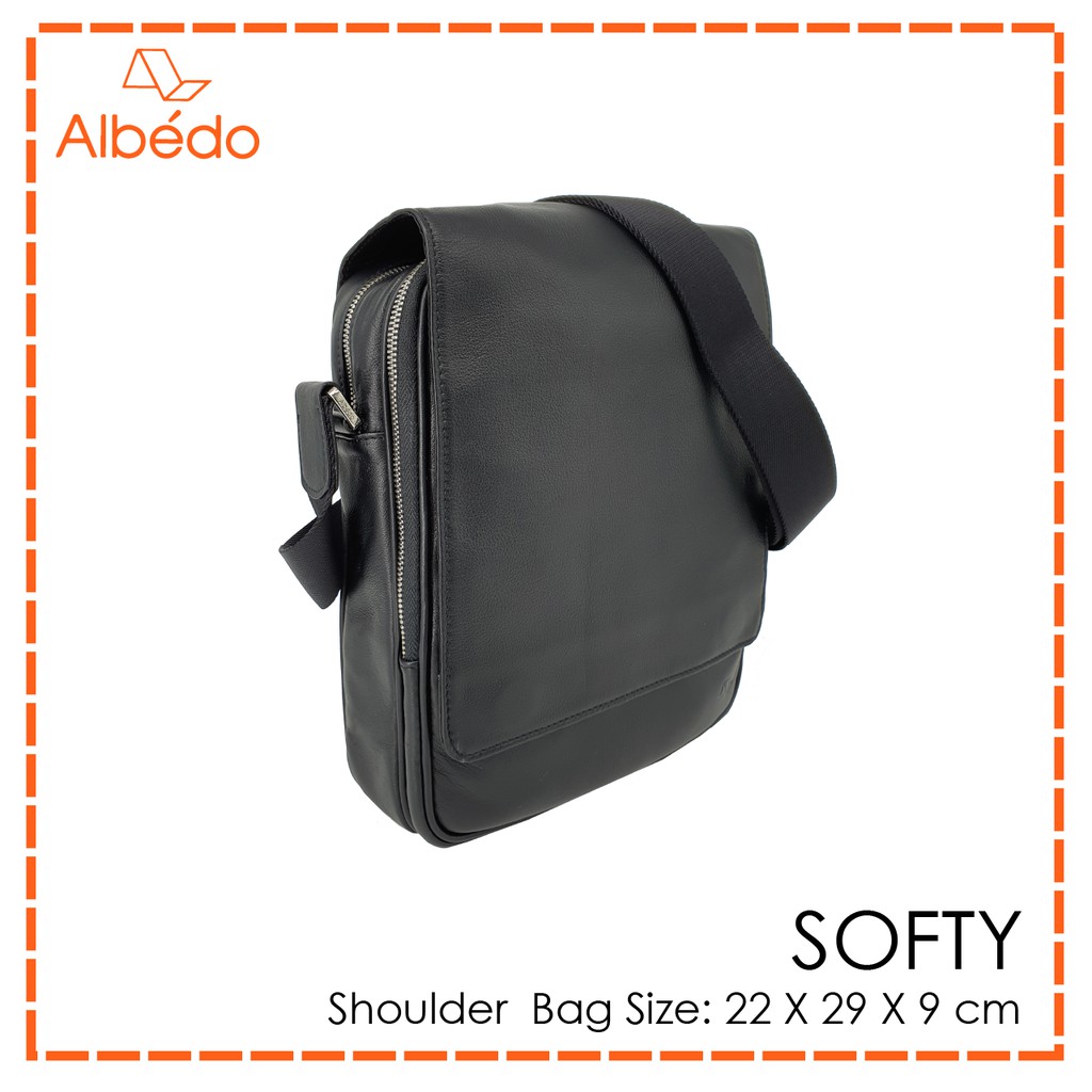 [Albedo] SOFTY SHOULDER BAG กระเป๋าสะพายข้าง หนังแท้ รุ่น SOFTY - SY02999/SY02979