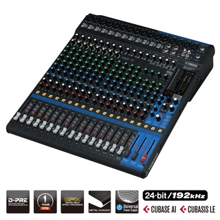 YAMAHA MG20XU Analog Mixer 20 Input เครื่องผสมสัญญาณเสียง มิกเซอร์อนาล็อก 20 ชาแนล