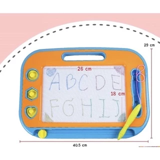 Toynamus กระดานแม่เหล็ก เขียนลบได้ magnetic muilt-color drawing board มีตัวปั้มหลายแบบนะคะ