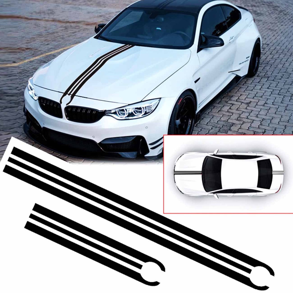 1 Set Car Hood Sticker Trunk For BMW M3 M5 M6 E46 E90 E60 E70 F30 F10 ...