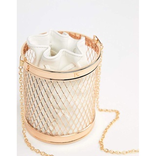 asos caged bucket bag