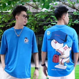 ผ้าฝ้ายแท้เสื้อโดเรม่อน Doraemon New’s CollectionS-4XL