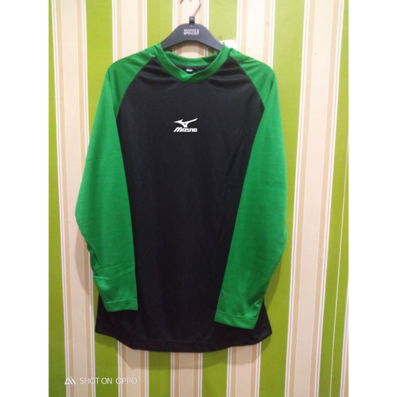 ชุดวอร์ม Raglan Drifit แขนยาว Mizuno - เสื้อปั่นจักรยาน