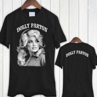 เสื้อยืดผ้าฝ้ายพิมพ์ลายเสื้อยืด พิมพ์ลาย Dolly Parton TshIrt 2 ด้าน สําหรับทุกเพศ