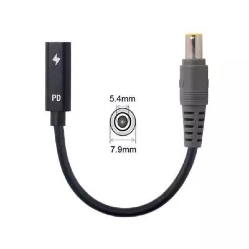 USB 3.1 ประเภท C USB C แล็ปท็อปชาร์จไฟอะแดปเตอร์แปลง USB ประเภท C ถึง 4.0*1.35 5.5*2.5 4.5*3.0 4.0*1.7 มม.ปลั๊ก DC แจ็ค