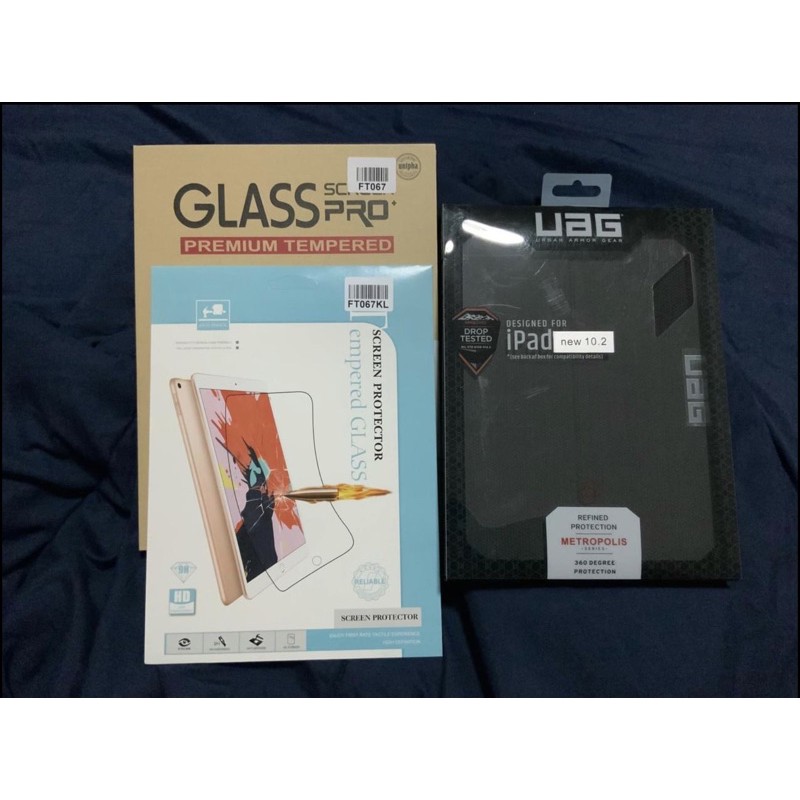 เคส ipad 10.2 gen7 gen8 พร้อมฟิล์มกันรอยด้ายหลังเครื่องและกระจกนิรภัย
