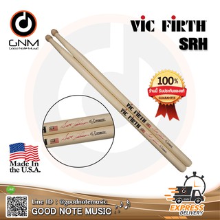 Vic Firth ไม้ตีกลองสแนร์มาร์ชชิ่ง รุ่น Ralph Hardimon (SRH) **Made in USA** รับประกันของแท้ 100%