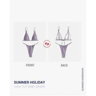 SUMMER HOLIDAY HIGH CUT BABY GRAPE - TWO PIECE BIKINI