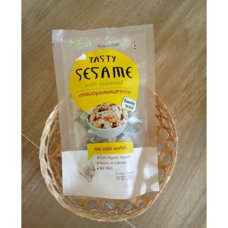 Tasty Sesame with seaweed 25 sachets 75g.