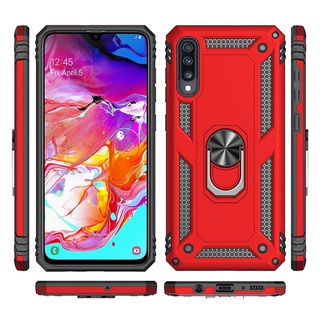 Samsung Galaxy A70 / A70S กันกระแทก แหวนนิ้ว ที่ยึด เคสโทรศัพท์ PC แข็ง เคสเกราะ