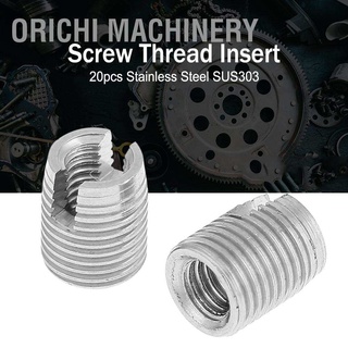 Orichi Machinery สกรูสแตนเลส Sus303 20 ชิ้น M3X6 มม.