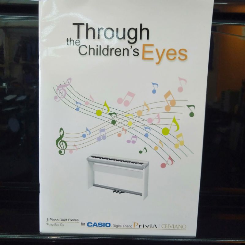 (Clearance) Casio 8Piano Duet Pieces Book Whit CD ผ่านตาเด็กสําหรับ Casio Digital Piano Privia Celvi