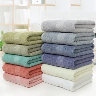 KinGrace-พร้อมส่ง ผ้าขนหนูอาบน้ำ (แบบปักโลโก้) ขนาด 72 x 140 CM. ผ้าเช็ดตัว ผืนใหญ่ ขนเดี่ยว หนานุ่ม MS-0220