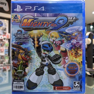 (ภาษาอังกฤษ) มือ1 PS4 Mighty No. 9 แผ่นPS4 เกมPS4 (เล่นกับ PS5 ได้ เกมแนว Rockman Mega Man Mighty Number 9)