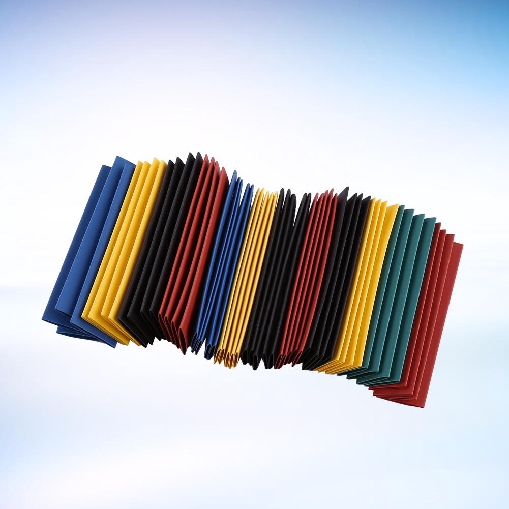 328pcs Mixed Color 21 Shrink Wrap Sleeves Tubing Tube Sleeving Wire ...