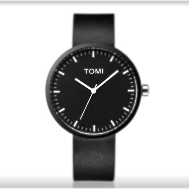 รหัสสินค้า VN053 Tomi watch (black)
