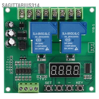 Sagittarius314 Yyb-5 12V 24V มอเตอร์ ไปข้างหน้า / ย้อนกลับ ควบคุม บอร์ด สอง รีเลย์ ดีเลย์ เวลา โมดูลวงจร