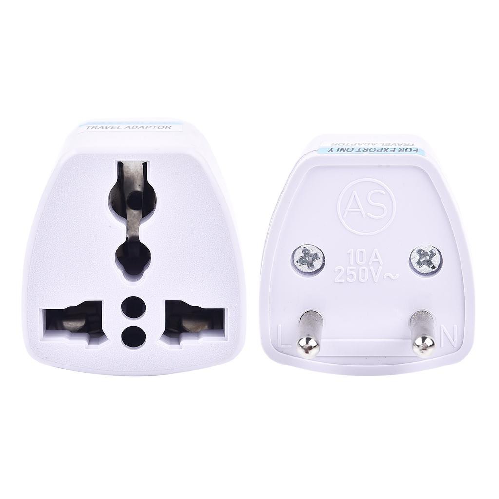 UK To EU Euro Euro Euro Euro Euro Euro Europe Travel Adaptor Plug 2 Pin Adapter - 503-2J18A