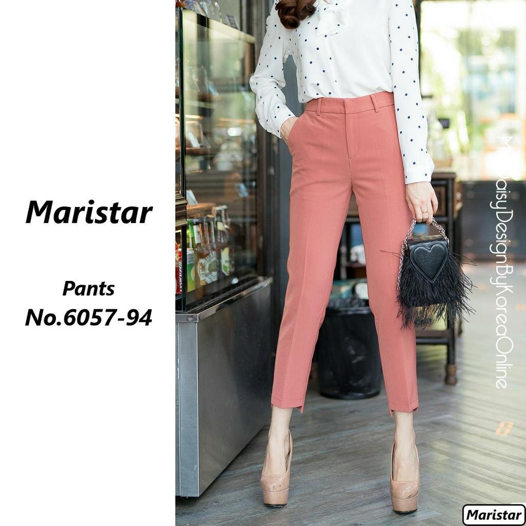 Maristar กางเกง 9 ส่วน No.6057 เนื้อผ้า Cotton98% + Spandex2%