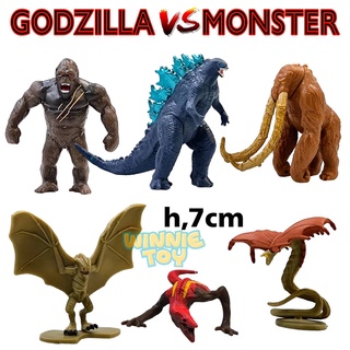 โมเดล คิงออฟมอนเตอร์ King of Monsters 6 แบบ ครบชุด winnietoys