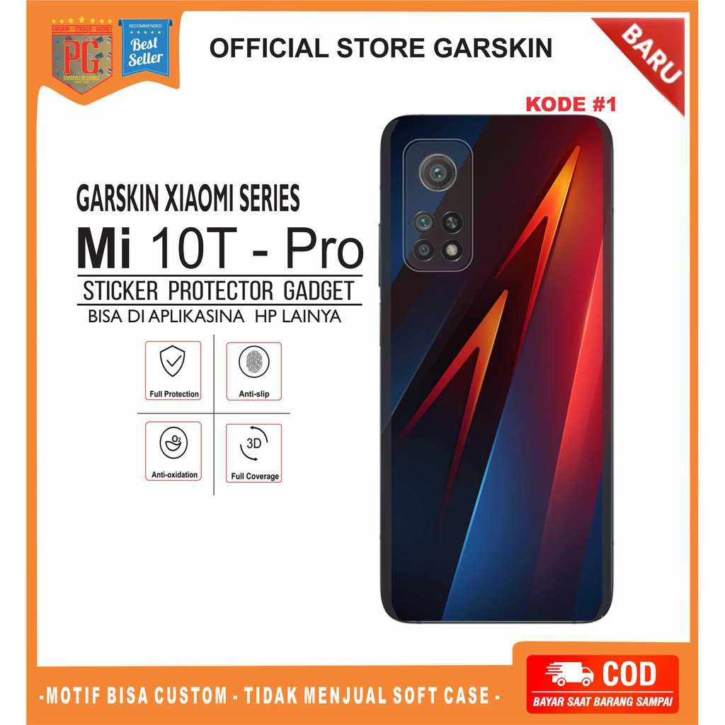 ♘◘❀สติกเกอร์ Garskin Mi 10t Pro Gadget Motif 2 ชิ้นสําหรับตกแต่งบ้าน