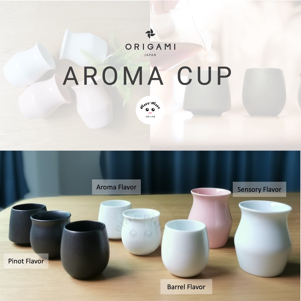 ORIGAMI Flavor Cup SENSORY | AROMA | BARREL | PINOT - แก้ว Origami ช่วยเพิ่มความหอมของกาแฟแก้วโปรดขอ