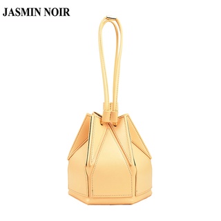 Jasmin NOIR กระเป๋าสะพายข้าง หนัง PU เรียบง่าย สําหรับผู้หญิง