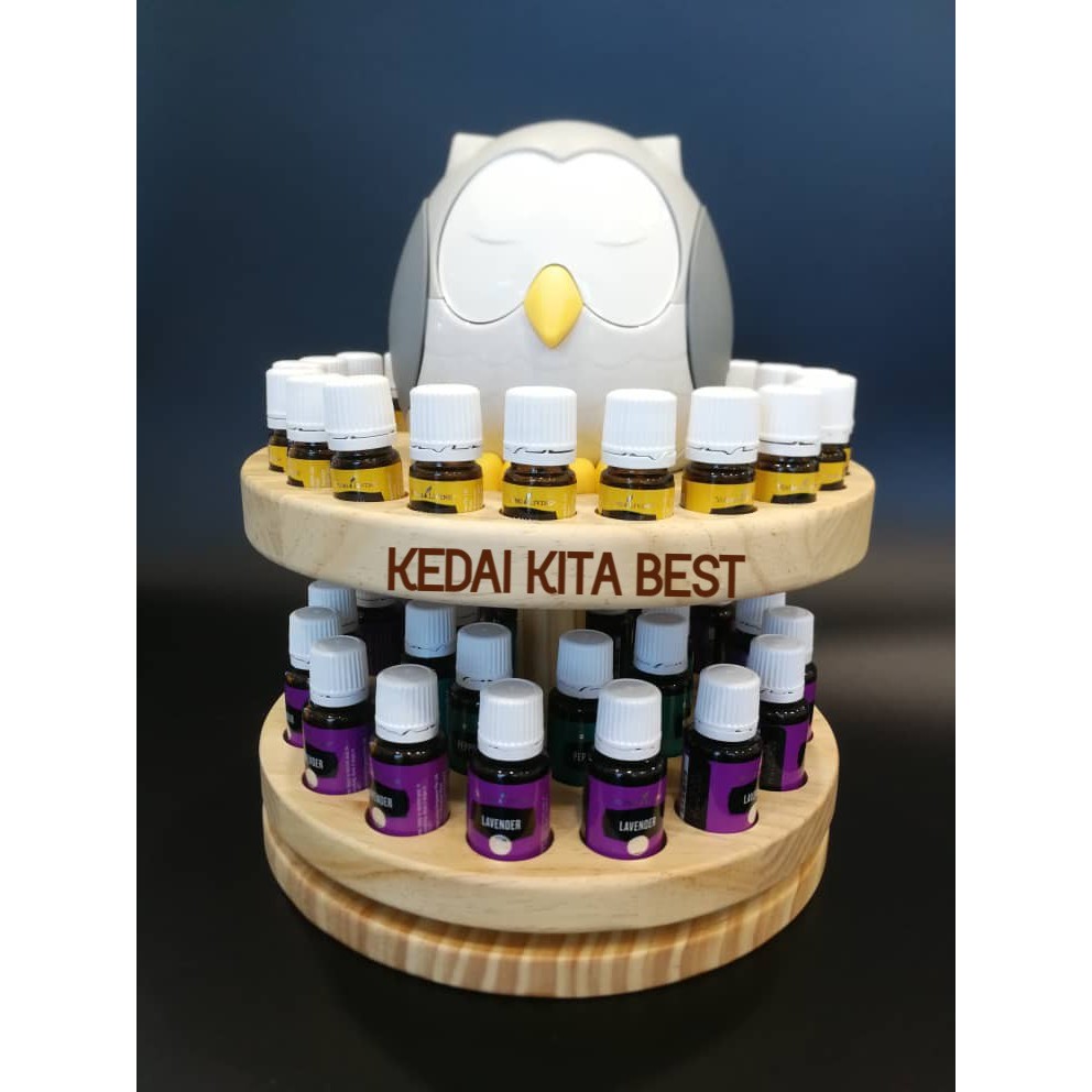 Young Living YL ขนนกนกฮูกหมุนได้ 360° Diffuser Rack/ Display Rack / Rack EO มาพร้อม