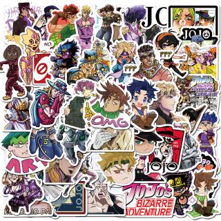 สติ๊กเกอร์ Pvc ลายการ์ตูนอนิเมะ Jojo Bizarre Adventure 50 ชิ้น / ชุดสําหรับตกแต่ง