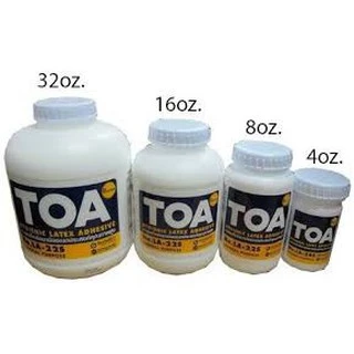 กาว ลาเท็กซ์ TOA No. LA-22S ขนาด 4 8 16 และ 32 ออนซ์(OZ)
