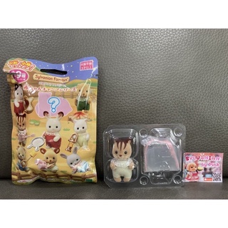 Sylvanian Blind Bag Baby Camping Series มือ 1 ซองสุ่ม Squirrel กระรอก เบบี้ ตุ๊กตา ตัวยืน ตุ๊กตาเบบี้