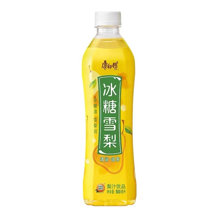 โทซิดนีย์น้ำตาลกรวด 500ml ขวดเดียวของเครื่องดื่มในช่วงฤดูร้อน康师傅冰糖雪梨500ml