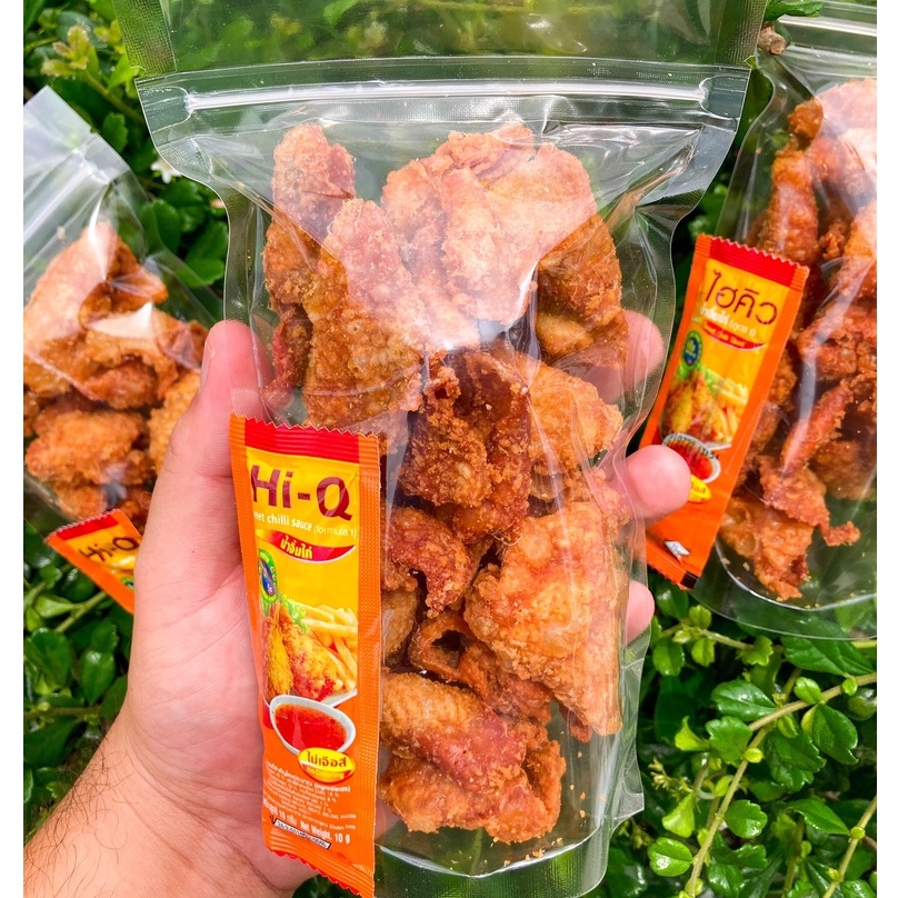 3ชิ้น99บาท หนังไก่กรอบ ปรุงรส...ขนาด75กรัม