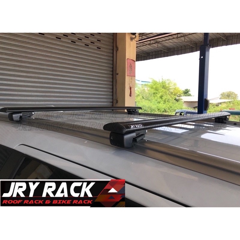 ชุดคานแร็คจับราวหลังคา New Pajero / New Fortuner 15-24/ Mux 21-25  mu x (ไม่เจาะตัวรถ)